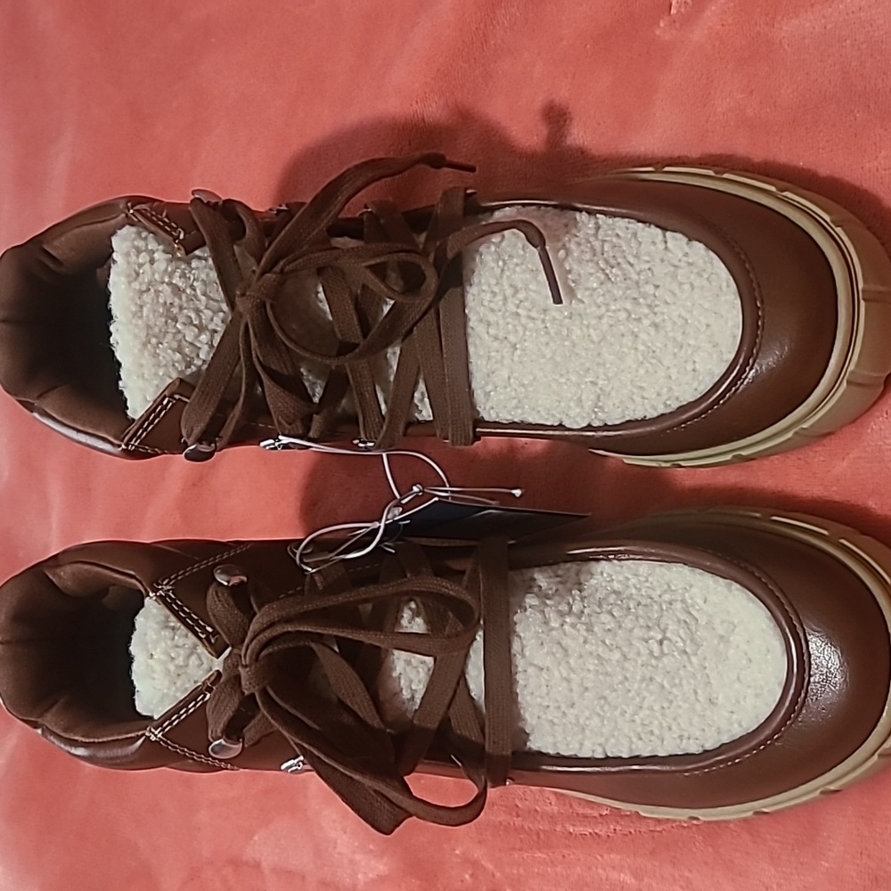 Universal Thread Brown/Kimber Lace up Boots Size 10 - Picture 4 of 11